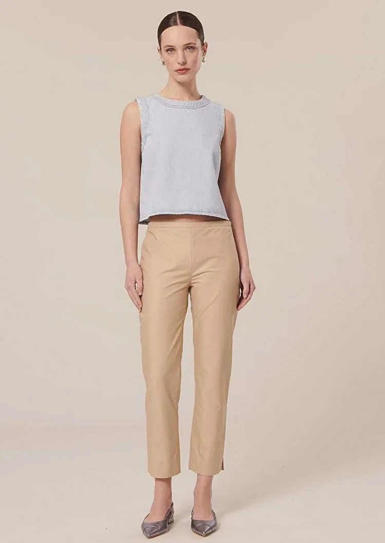 Pantalon En Coton Beige Pablo*TARA JARMON Clearance