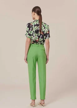 Pantalon En Laine Froide Vert Pascal*TARA JARMON Outlet