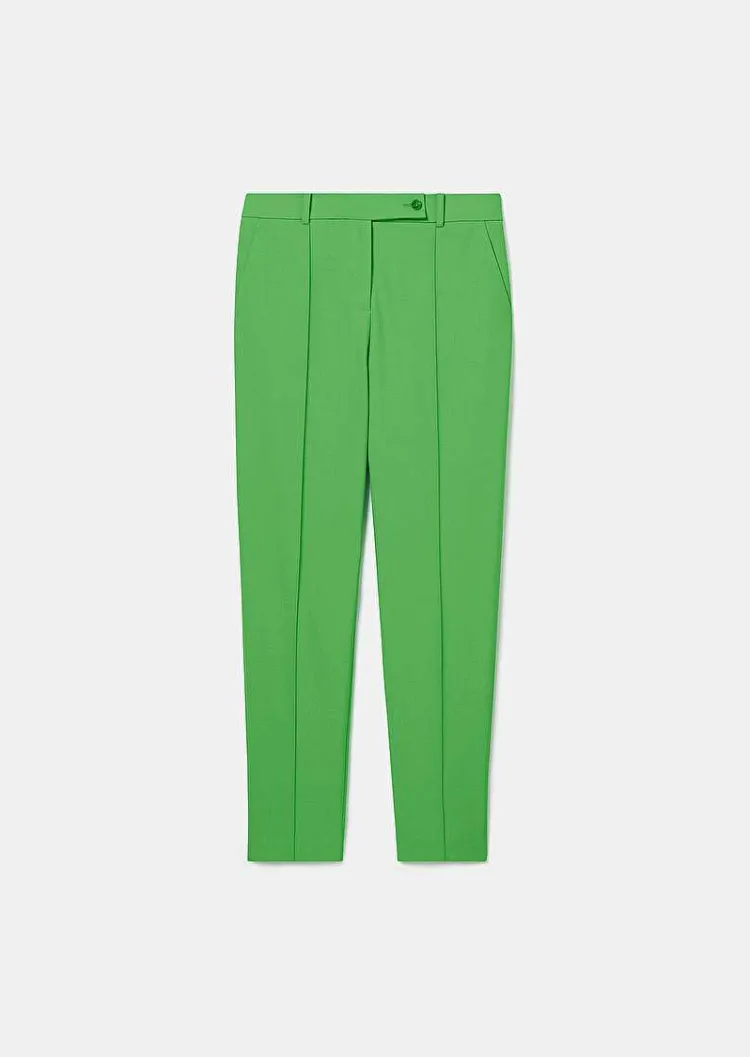 Pantalon En Laine Froide Vert Pascal*TARA JARMON Outlet