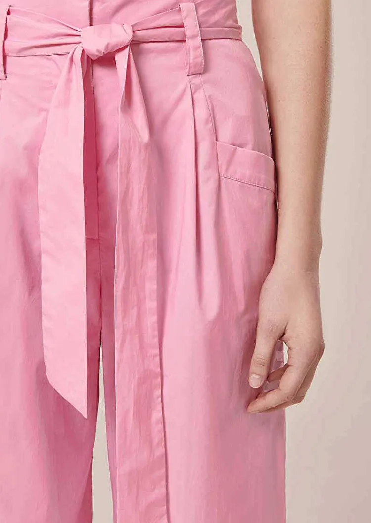 Pantalon En Popeline Rose Pyla*TARA JARMON Outlet