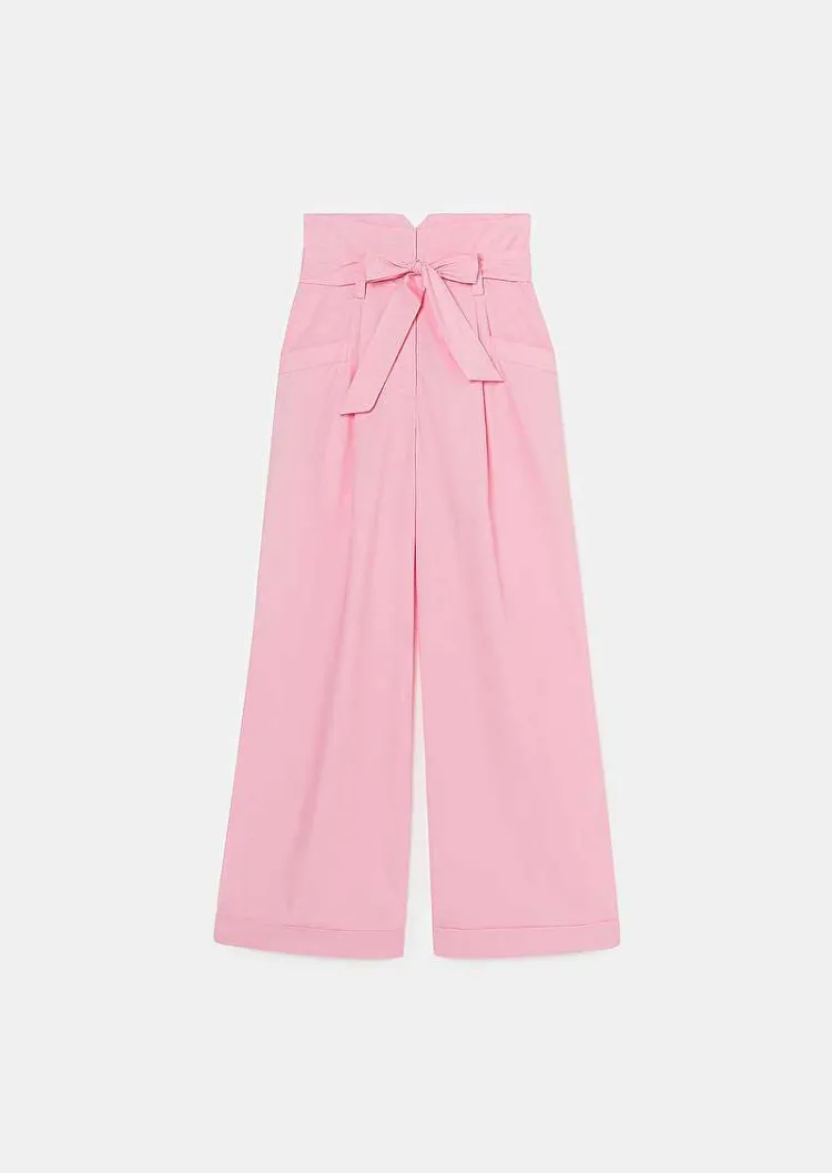 Pantalon En Popeline Rose Pyla*TARA JARMON Outlet