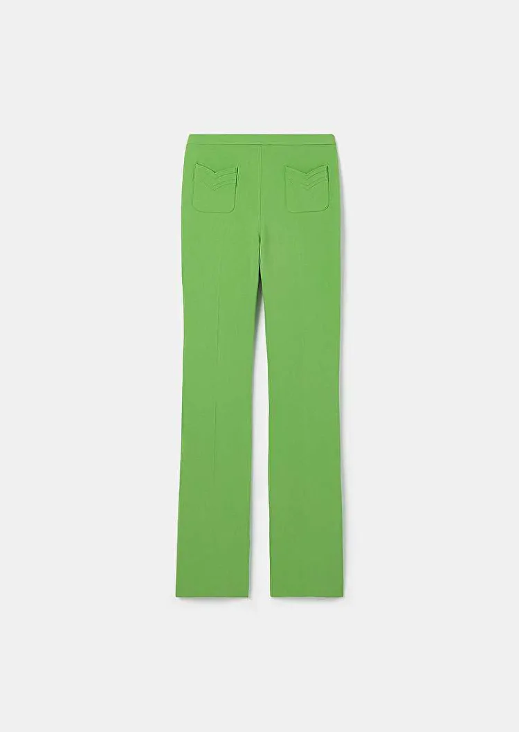 Pantalon En Toile Double Vert Phoenix*TARA JARMON Fashion