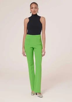 Pantalon En Toile Double Vert Phoenix*TARA JARMON Fashion
