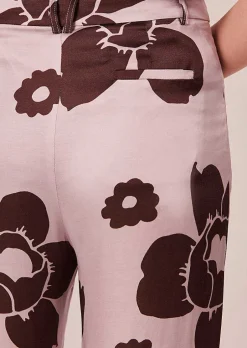 Pantalon Imprime Fleurs Violettes Prosper*TARA JARMON Hot