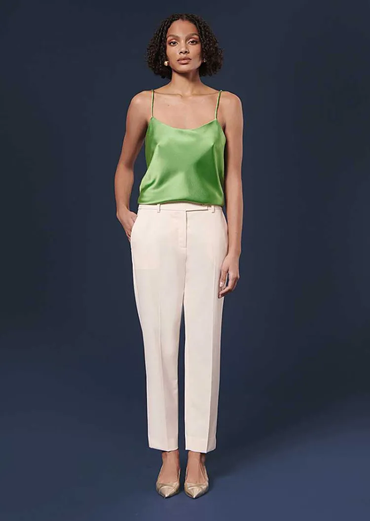 Pantalon Laine Froide Ecru Pascal*TARA JARMON Fashion