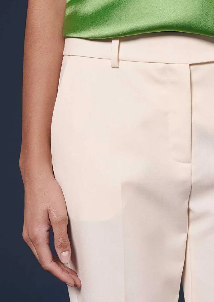 Pantalon Laine Froide Ecru Pascal*TARA JARMON Fashion