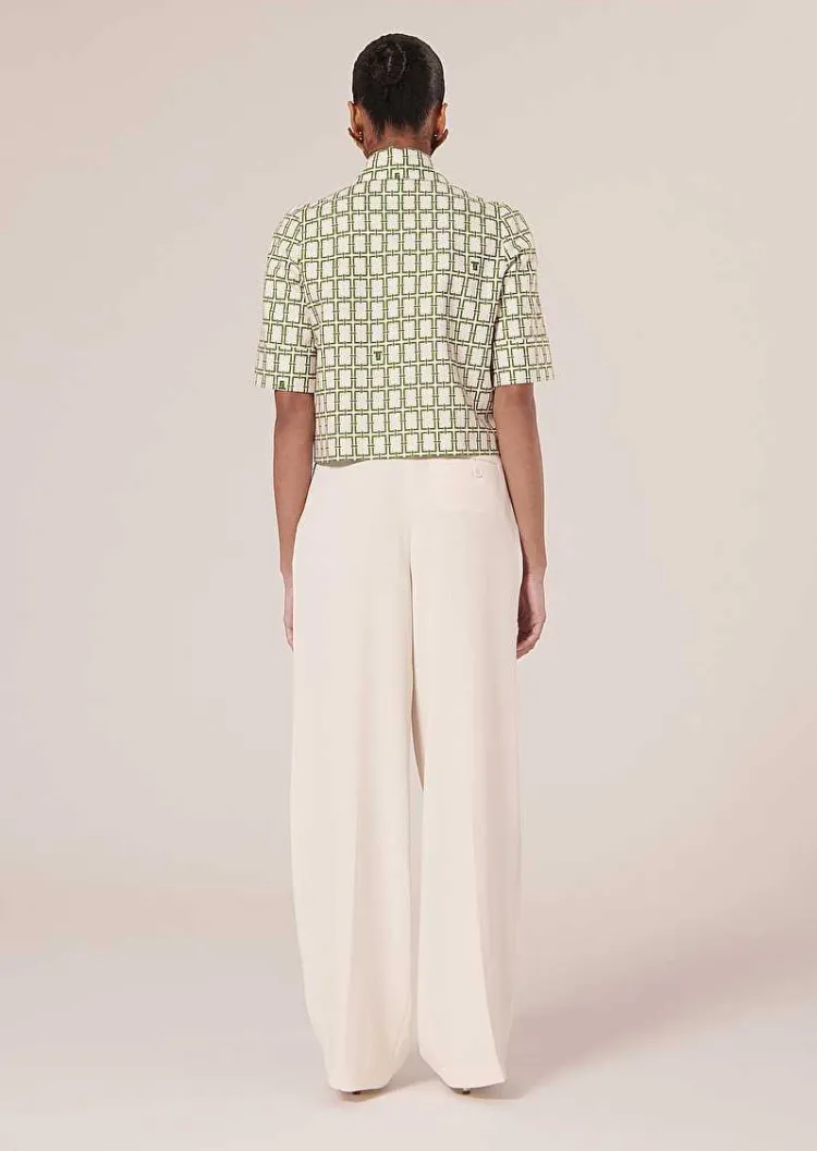 Pantalon Parigi En Crepe Ecru*TARA JARMON Hot