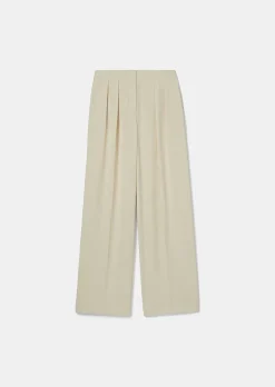 Pantalon Parigi En Crepe Ecru*TARA JARMON Hot