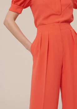 Pantalon Parigi En Crepe Corail*TARA JARMON Best