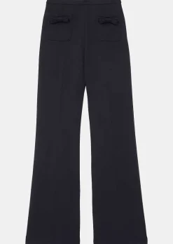 Pantalon Perlita En Tissu Double Bleu Nuit*TARA JARMON Sale