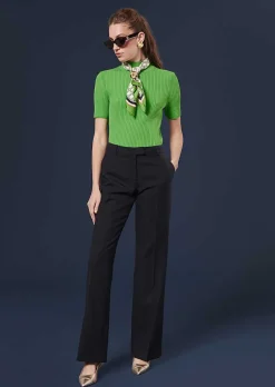 Pantalon Peter En Laine Froide Bleu Nuit*TARA JARMON Online
