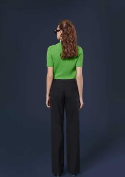 Pantalon Peter En Laine Froide Bleu Nuit*TARA JARMON Online