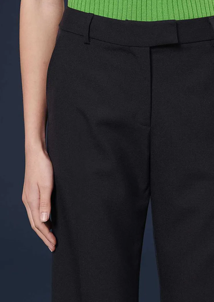 Pantalon Peter En Laine Froide Bleu Nuit*TARA JARMON Online