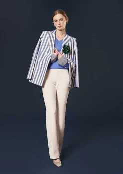 Pantalon Phoenix En Toile Double Ecru*TARA JARMON Sale