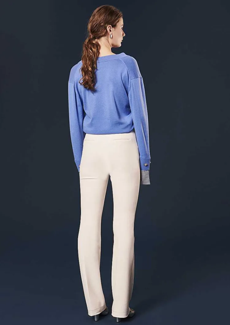 Pantalon Phoenix En Toile Double Ecru*TARA JARMON Sale