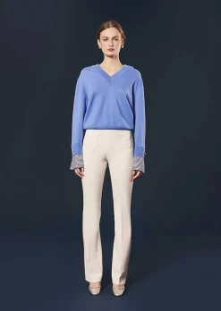 Pantalon Phoenix En Toile Double Ecru*TARA JARMON Sale
