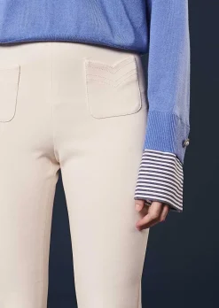 Pantalon Phoenix En Toile Double Ecru*TARA JARMON Sale
