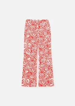 Pantalon Prosper Ecru Avec Motif Graphique Corail*TARA JARMON Online