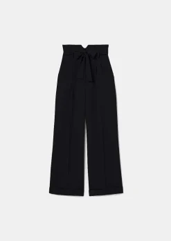 Pantalon Pyla En Crepe Bleu Nuit*TARA JARMON Online