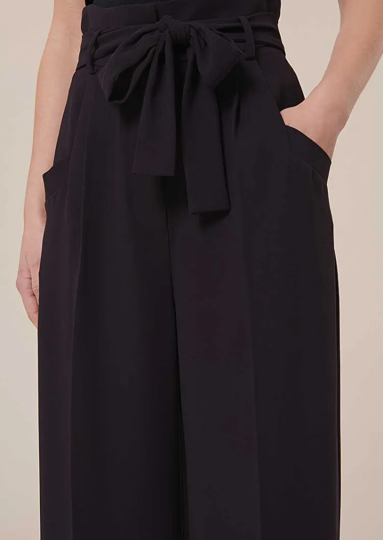 Pantalon Pyla En Crepe Bleu Nuit*TARA JARMON Online
