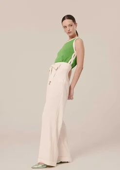Pantalon Pyla En Crepe Ecru*TARA JARMON Sale