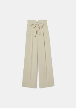 Pantalon Pyla En Crepe Ecru*TARA JARMON Sale