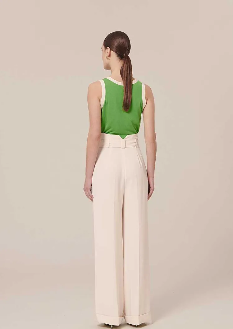 Pantalon Pyla En Crepe Ecru*TARA JARMON Sale