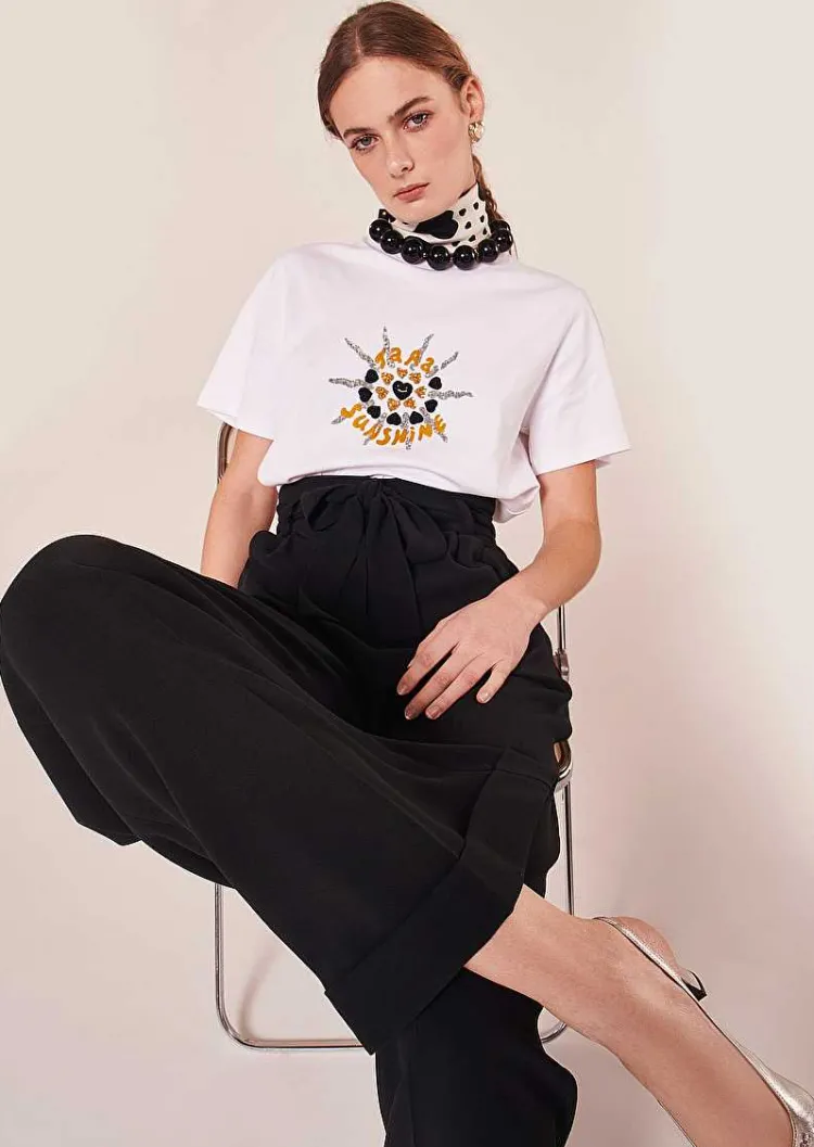 Pantalon Pyla En Crepe Noir*TARA JARMON Sale