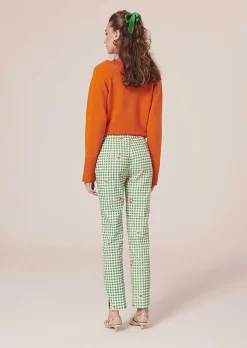 Pantalon Vichy Vert Pablo*TARA JARMON Outlet