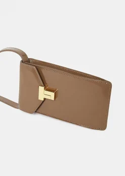 Pochette 8 Bis En Cuir Taupe*TARA JARMON Clearance