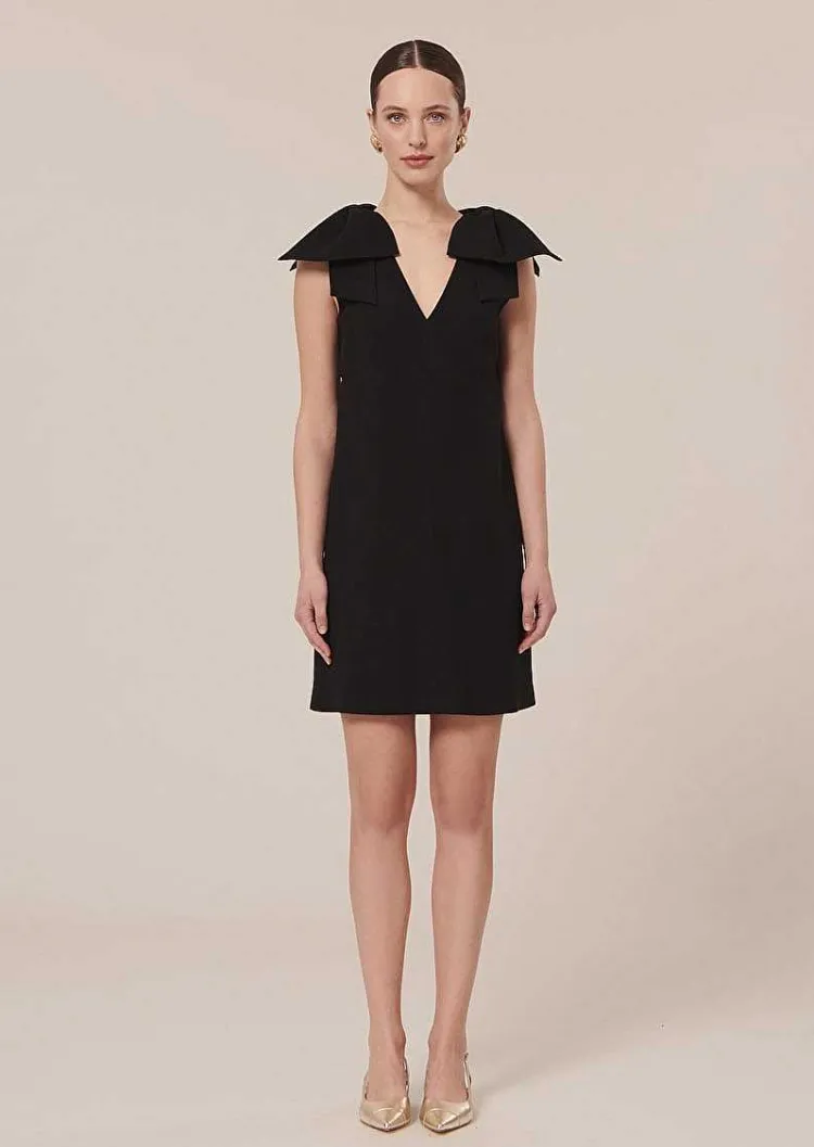 Remarquable Robe En Crepe Noir*TARA JARMON Hot