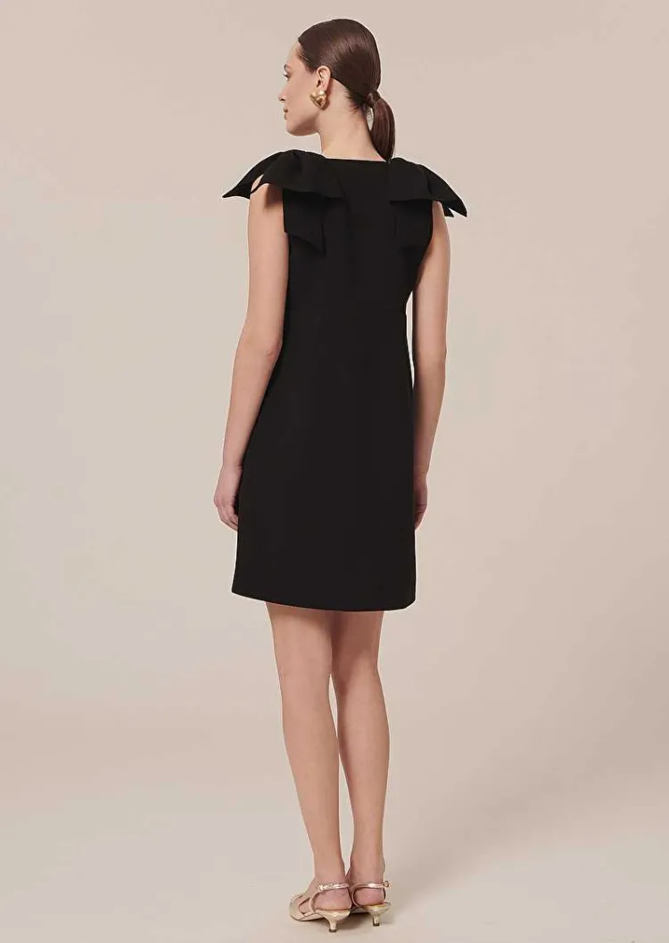 Remarquable Robe En Crepe Noir*TARA JARMON Hot