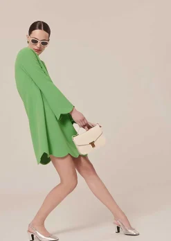 Robe En Crepe Verte Ruoda*TARA JARMON Best