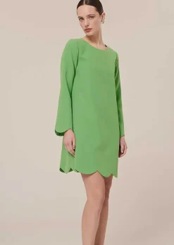 Robe En Crepe Verte Ruoda*TARA JARMON Best