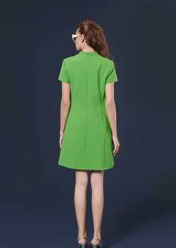 Robe Raquel Verte En Double Toile*TARA JARMON Fashion