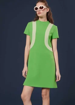 Robe Raquel Verte En Double Toile*TARA JARMON Fashion