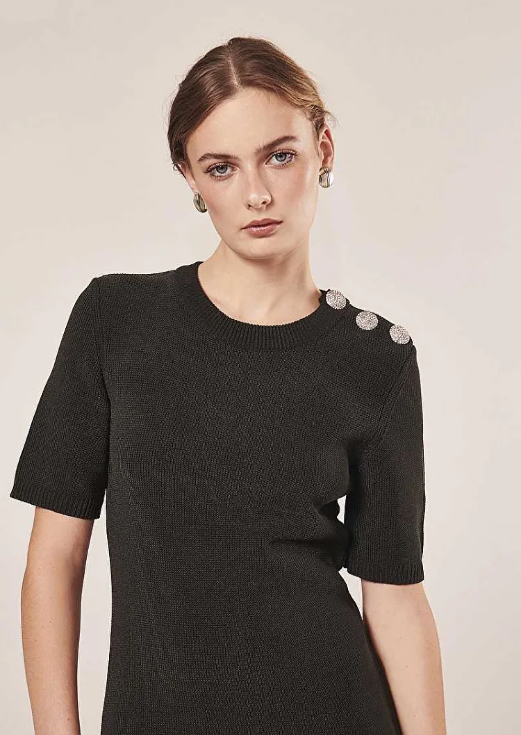 Robe Rayonnante En Coton Irise Noir*TARA JARMON Best