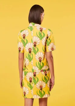 Robe Rivage Imprime Fleurs Jaunes*TARA JARMON Online