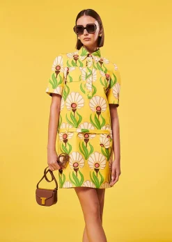Robe Rivage Imprime Fleurs Jaunes*TARA JARMON Online