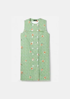 Robe Vichy Verte Raphia*TARA JARMON Fashion