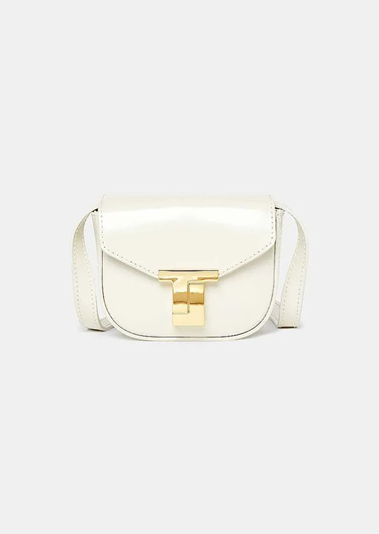 Sac 8 Bis Mini En Cuir Ecru*TARA JARMON Fashion