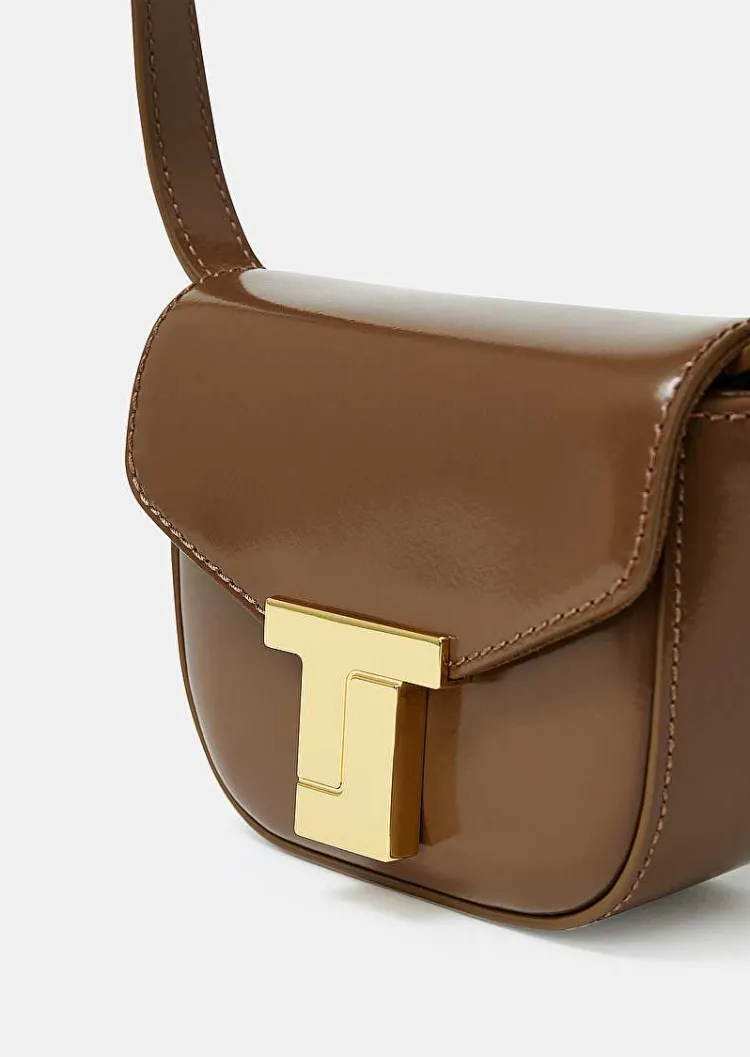 Sac 8 Bis Mini En Cuir Taupe*TARA JARMON Sale