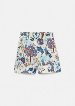 Short En Coton Imprime Fleuri Bleu Shelby*TARA JARMON Fashion