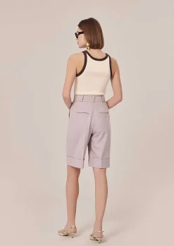 Short En Laine Froide Violet Swan*TARA JARMON Discount