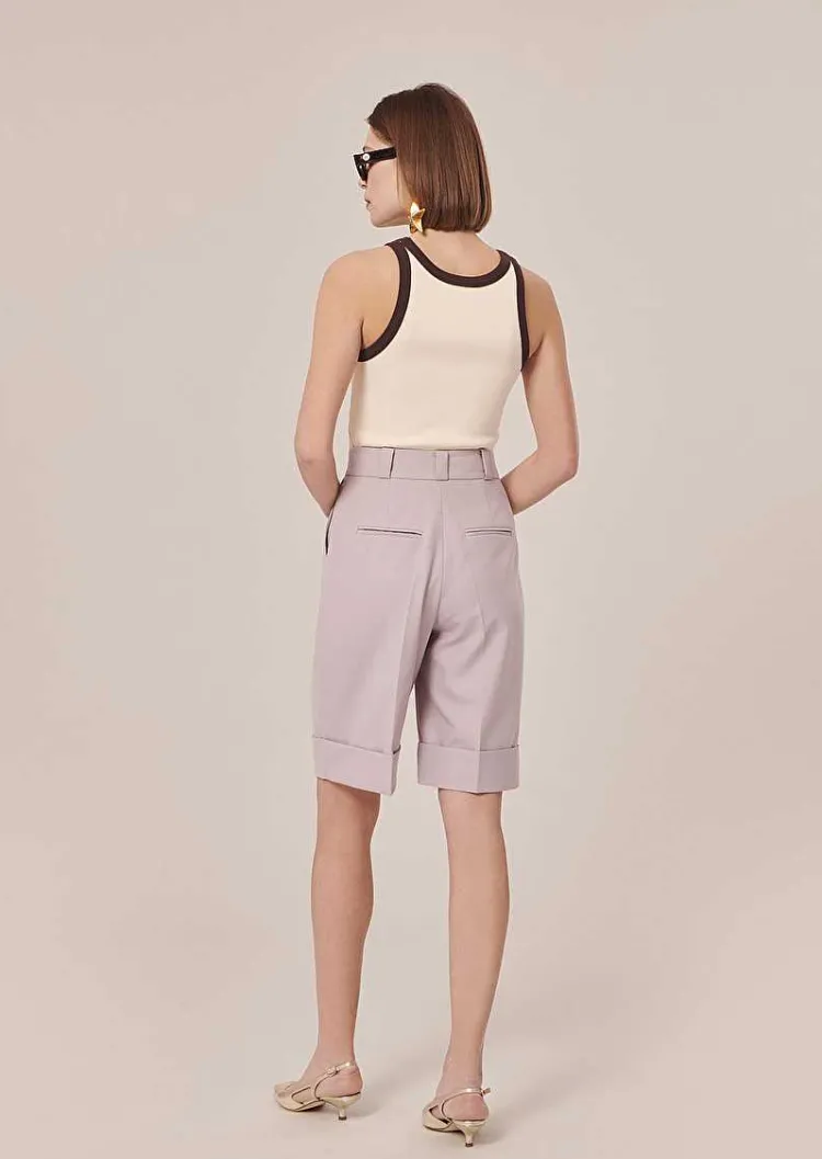 Short En Laine Froide Violet Swan*TARA JARMON Discount