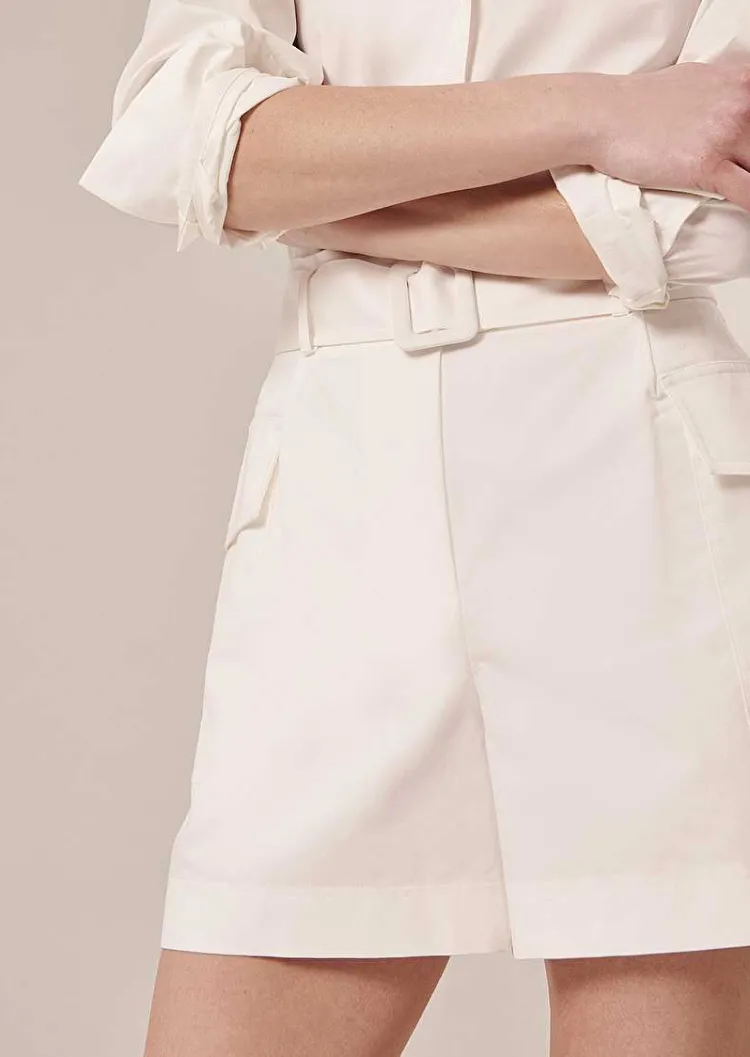 Short Sylviane En Coton Blanc*TARA JARMON Fashion