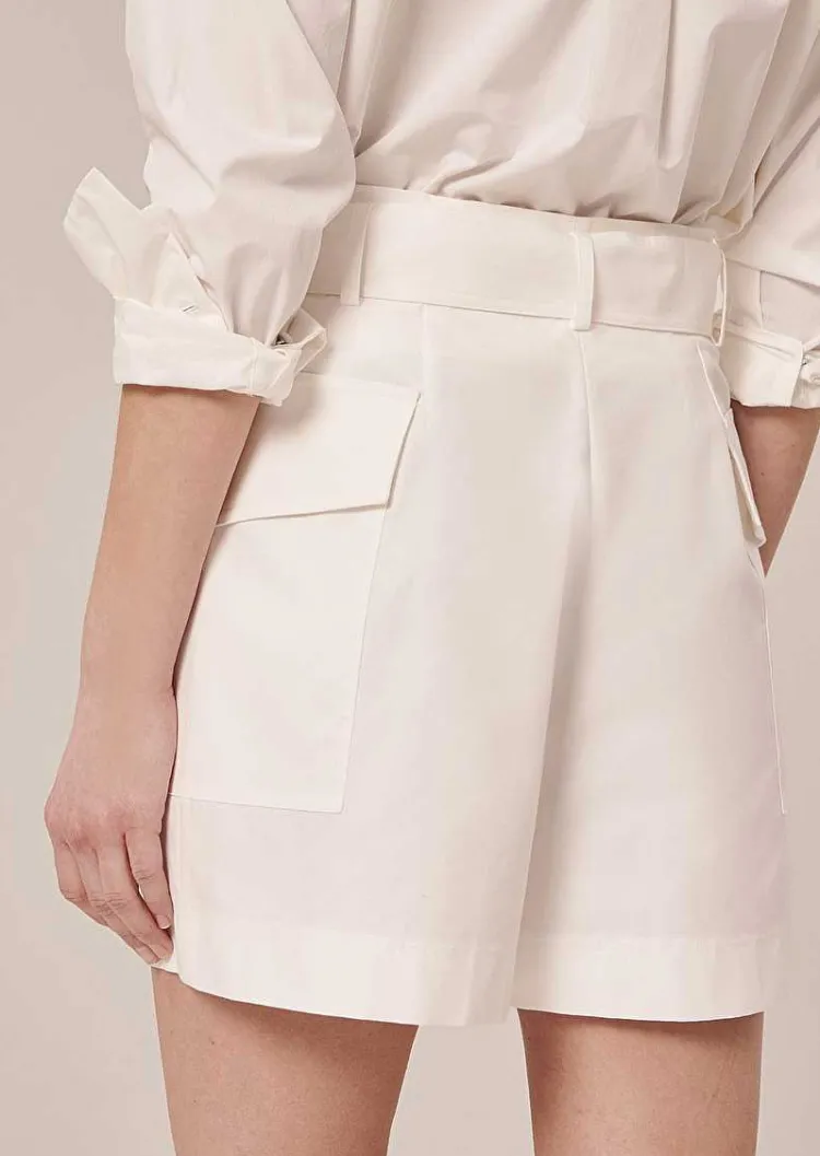 Short Sylviane En Coton Blanc*TARA JARMON Fashion
