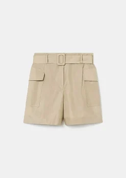 Short Sylviane En Coton Beige*TARA JARMON Fashion