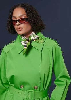 Tranch-Coat Ivan Vert*TARA JARMON Discount