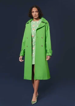 Tranch-Coat Ivan Vert*TARA JARMON Discount